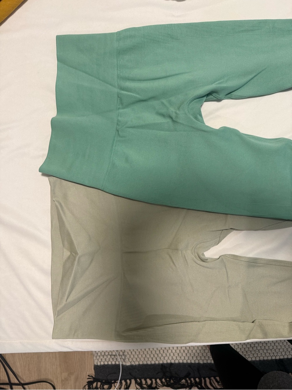SET Active Seamless High-Waist Leggings in Mint and Sage